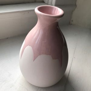 Pink ceramic vase